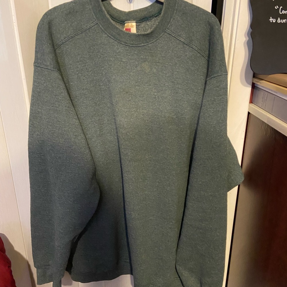 RARE VINTAGE Forest Green Crewneck Men's Sweater